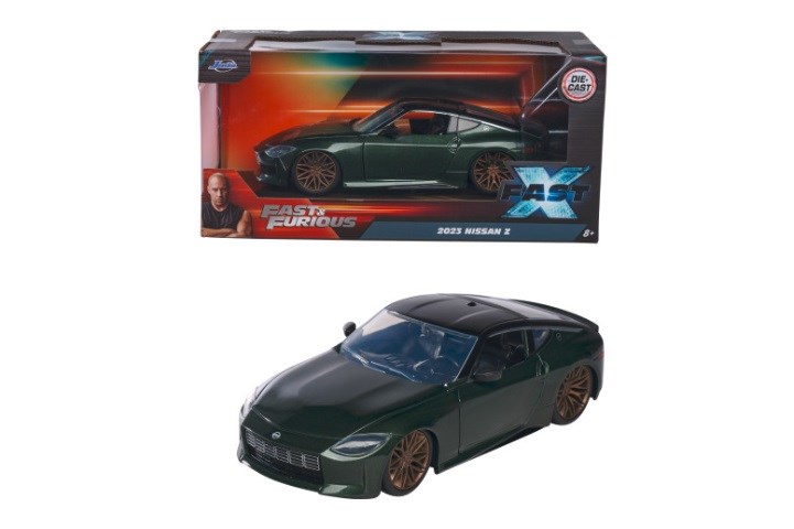 JADA 238196 F&F 2023 Nissan GT-R, 1:24, kovinski model