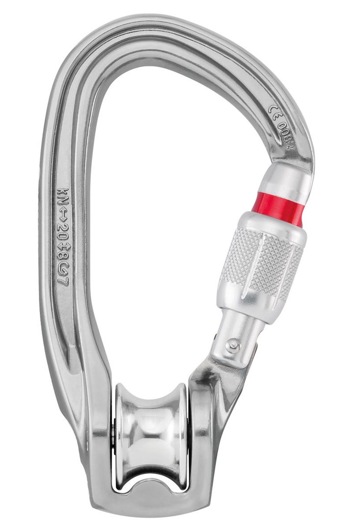 Karabin Rollclip z drsnikom PETZL