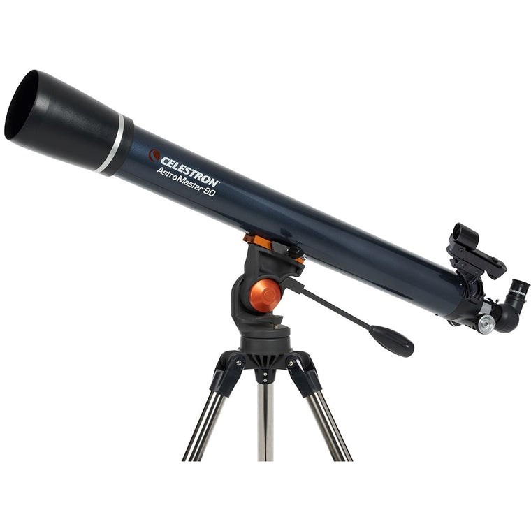 Celestron AstroMaster 90AZ Refraktorski teleskop, temno moder