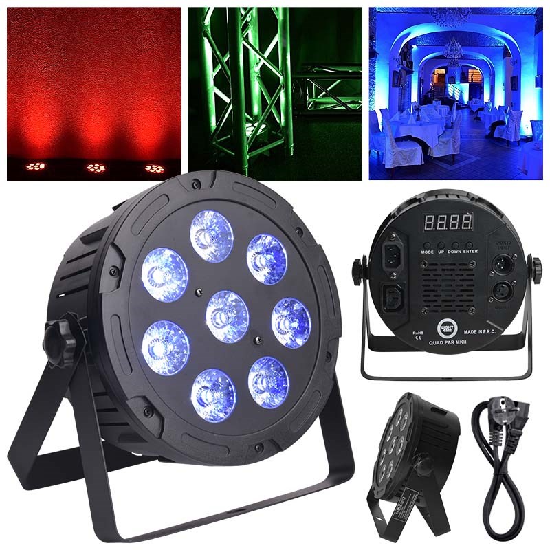 Light4Me Quad Par 8x10W MKII – LED PAR reflektor