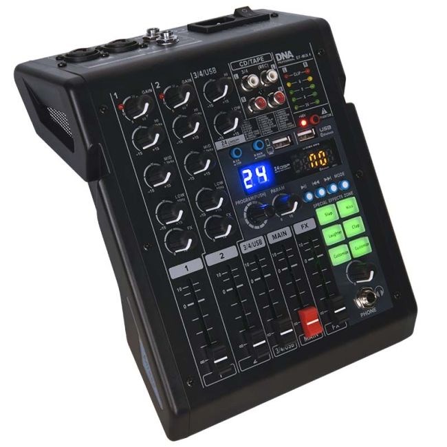 DNA EF-MIX 4 Avdio mešalna miza, 4 kanali, USB, Bluetooth