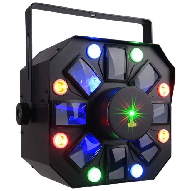 LIGHT4ME OCTALED disco svetlobni efekt RGBWA cvet