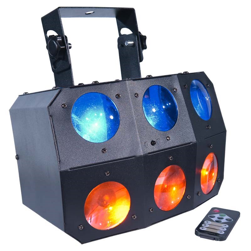 LIGHT4ME SIX EYE BEAM LED svetlobni efekt z daljinskim upravljalnikom