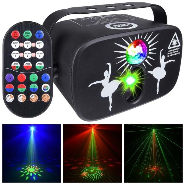 LIGHT4ME PARTY LIGHT 3 LED efekt disco osvetlitve