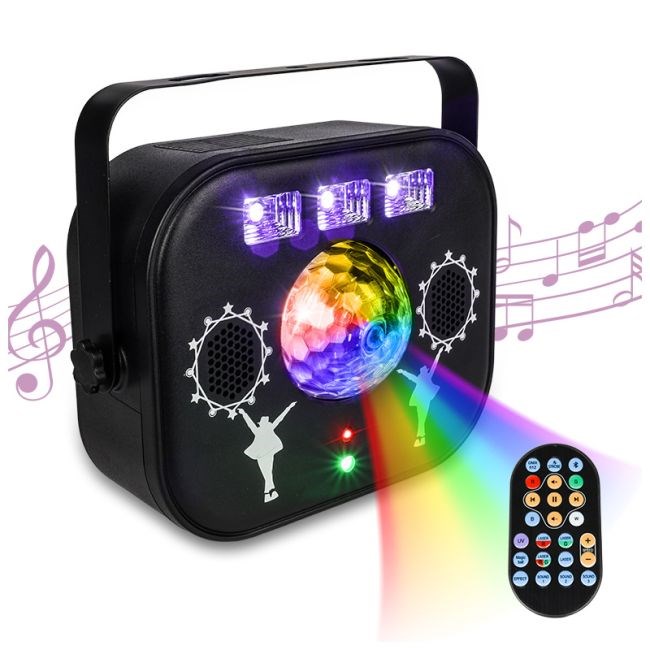 LIGHT4ME MULTIBOX LED disco laser efekt