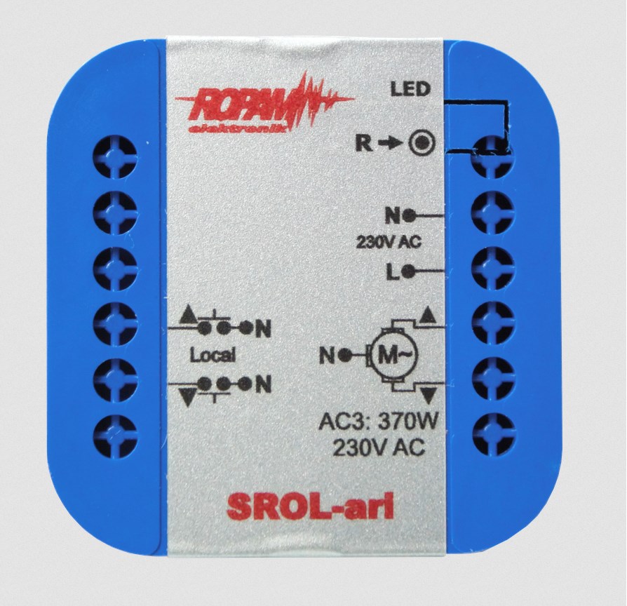 ROPAM SROL-ari brezžični krmilnik za rolo vrata 230VAC