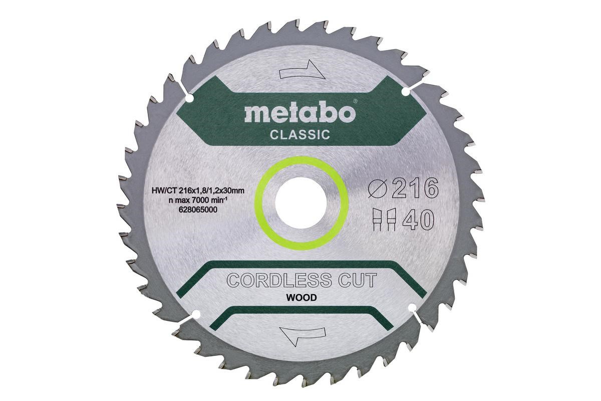 METABO HW/CT 216x30x40Z list krožne žage