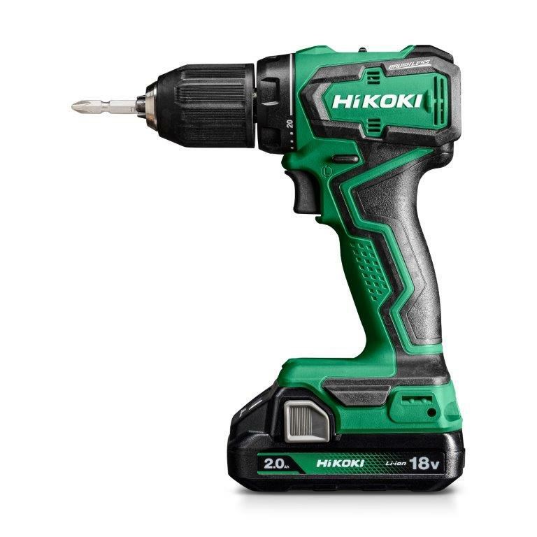 Akumulatorski vrtalnik-vijačnik HKK HK-DS18DDWRZ, 18V, 55Nm, 2x2Ah