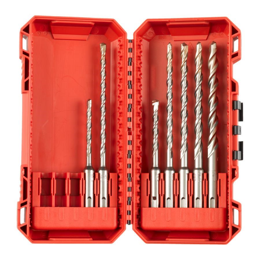 MILWAUKEE SDS PLUS M2 KPL. set svedrov, 7 kosov