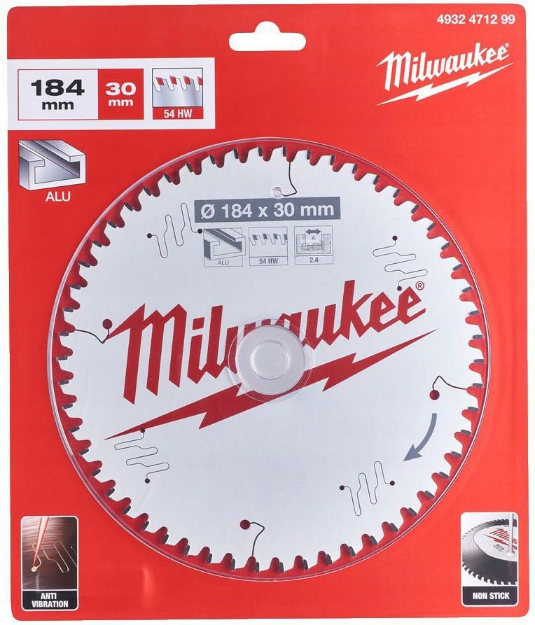 Milwaukee krožna žaga 184x30x2.4x54 MADE OF ALUMINIUM CSB P W