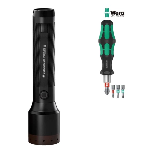 Ledlenser P6R core svetilka + WERA komplet