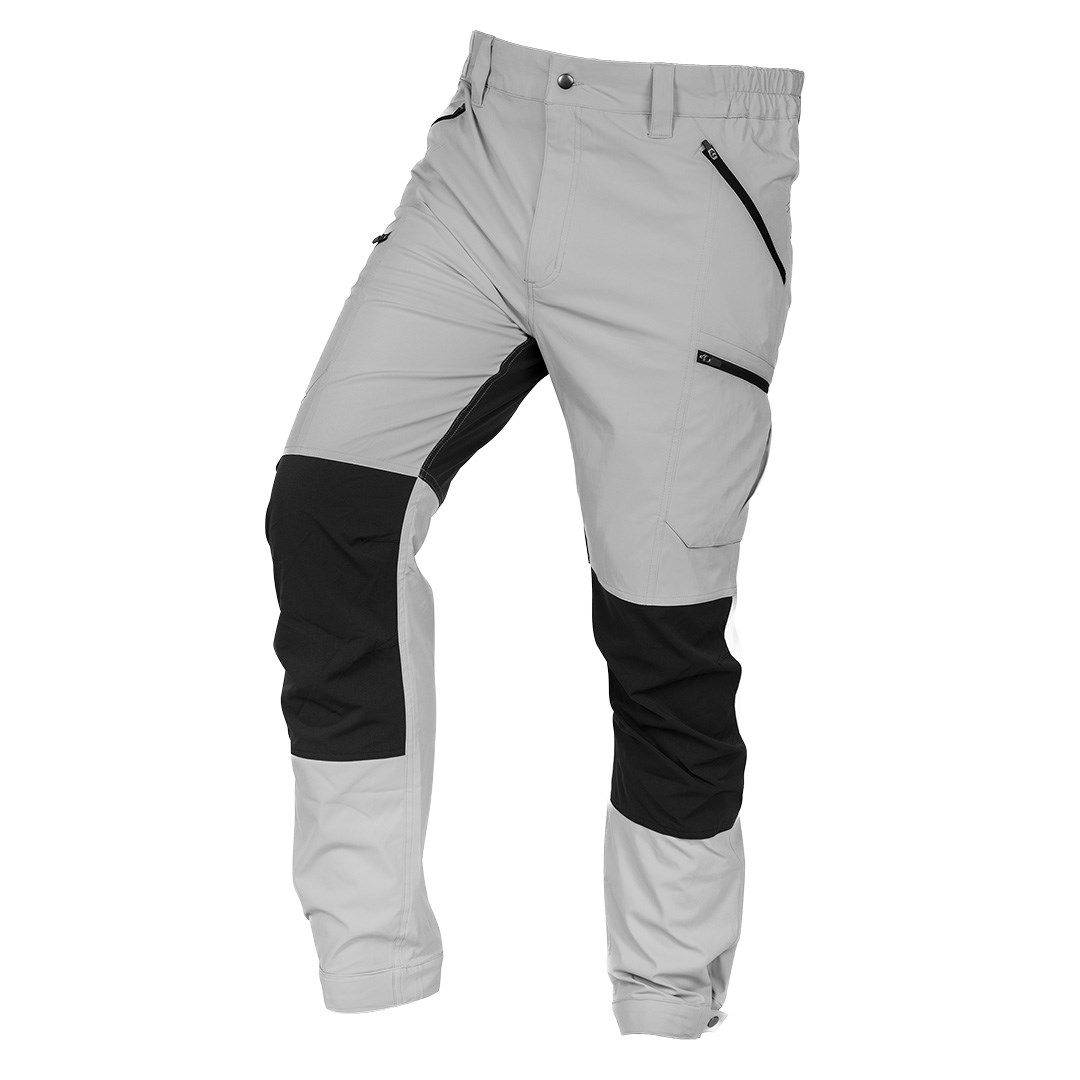 Delovne hlače OUTDOOR, 4-smerno raztegljive, golob-sive, velikost S