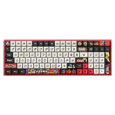 IQUNIX F97 Graffiti Blaze Gaming tipkovnica, RGB, Moonstone Turbo