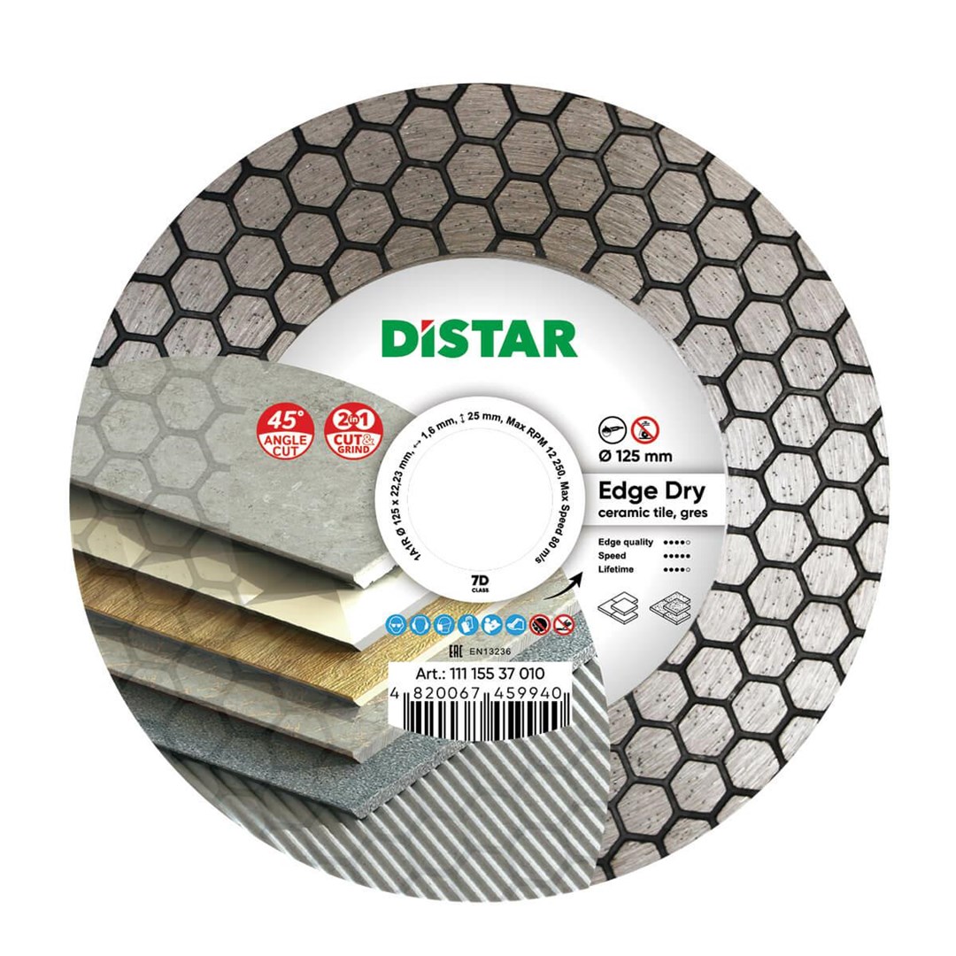 Rezilo za suho rezanje DISTAR DIAMOND EDGE 125 x 1.6 x 25 x 22.23mm