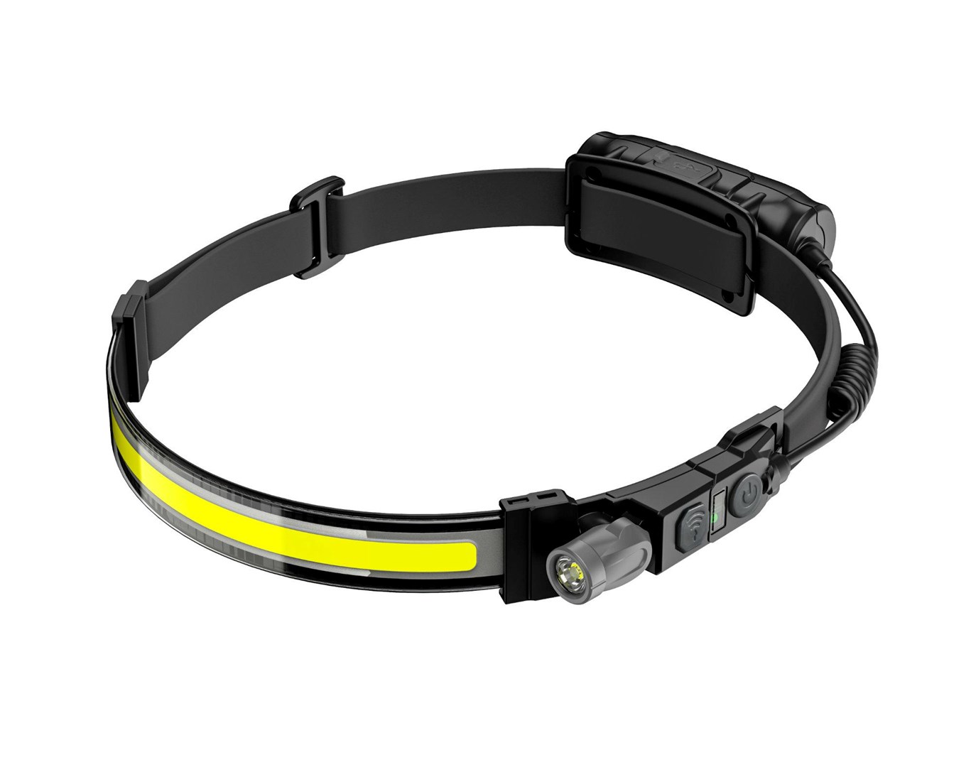 AW BRIGHTBAR LED naglavna svetilka s senzorjem gibanja, Črna linija