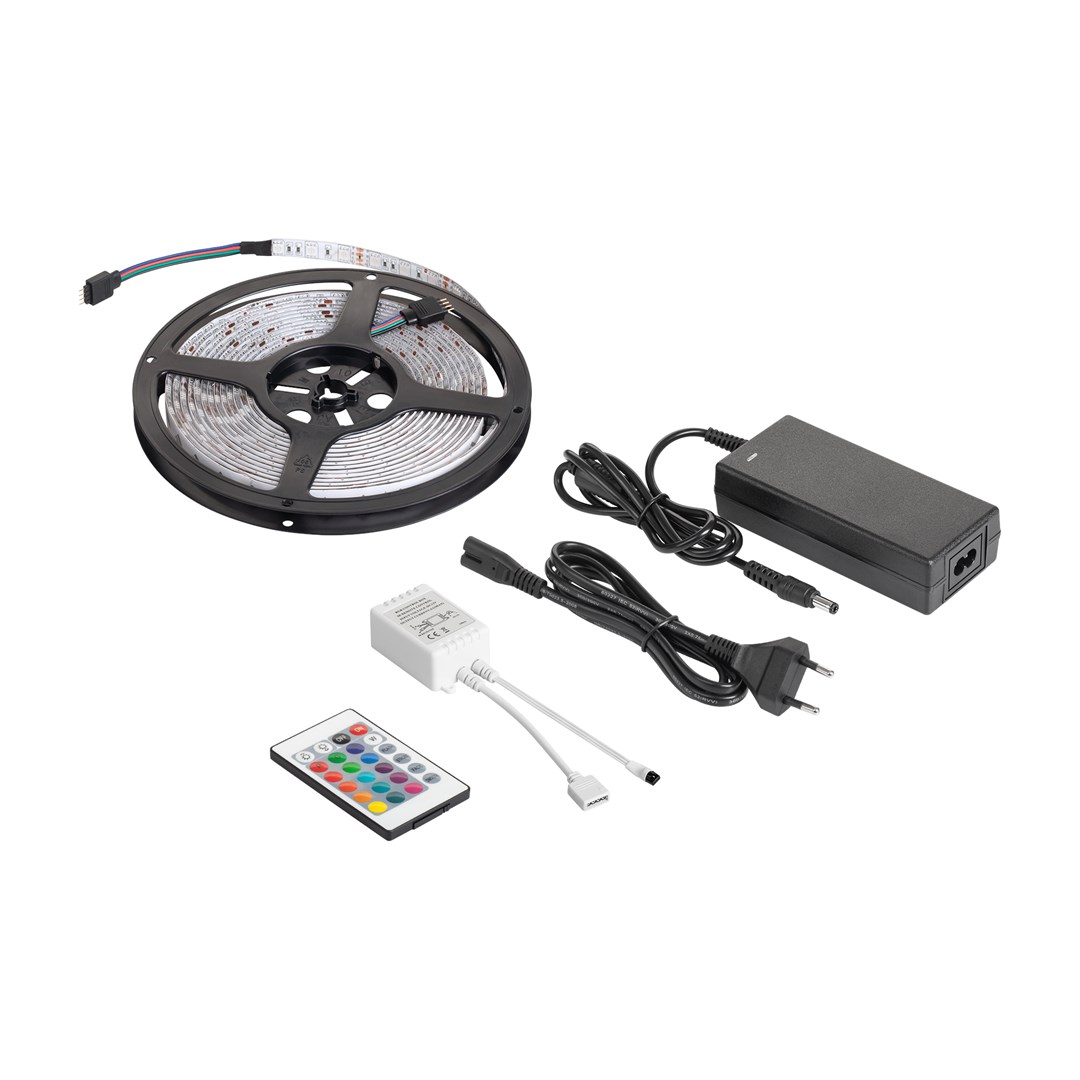 Komplet LED trakov REL (RGB LED trak, kontroler, napajalnik)