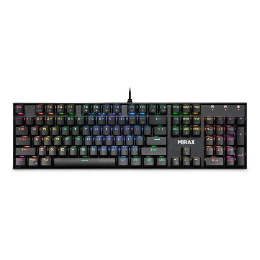 Defender MIRAX GK-352 Gaming tipkovnica, mehanska, RGB osvetlitev, Outemu Blue, žična