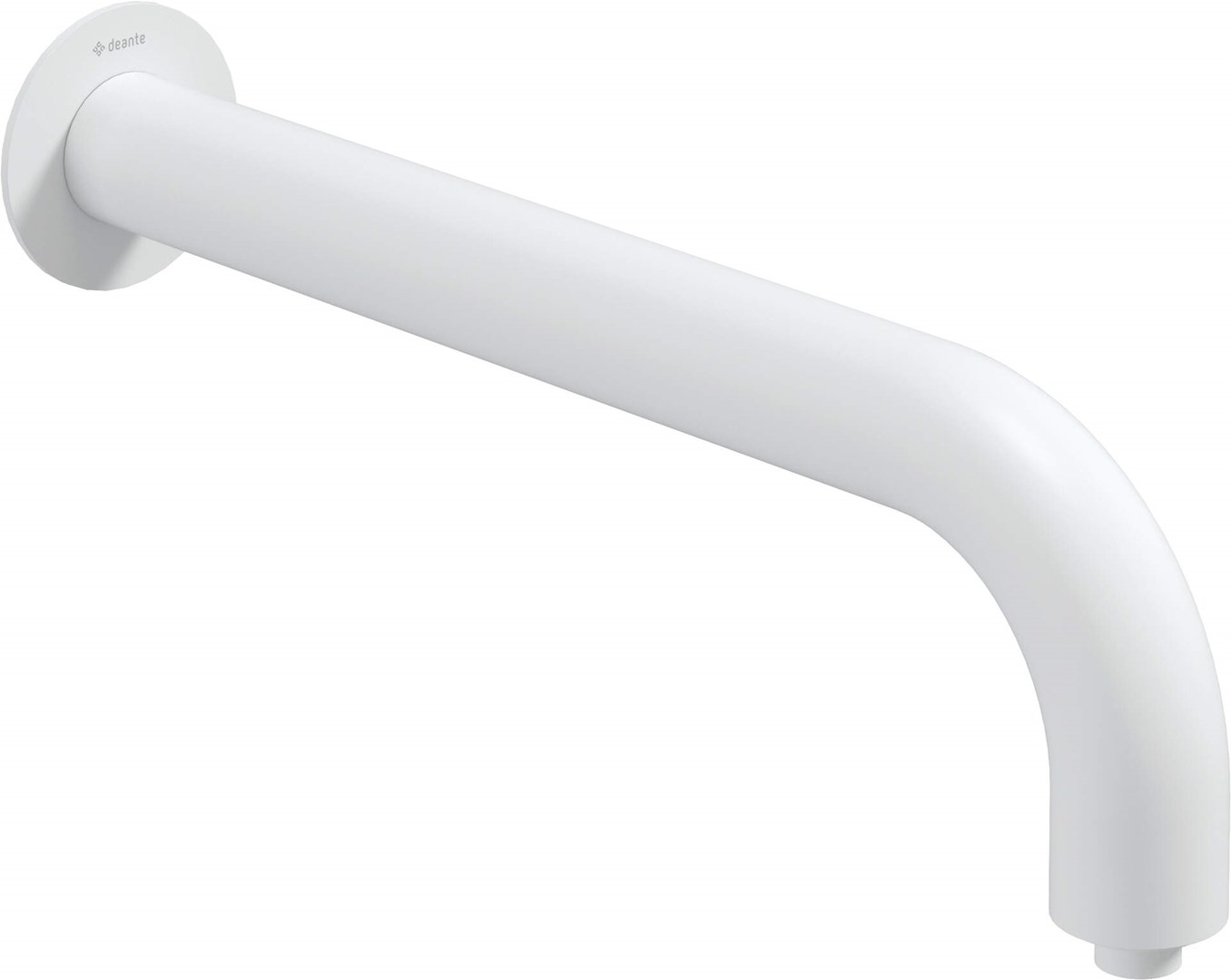 Stensko izlivno koleno za prho DTA NQS_A41K, 380 mm