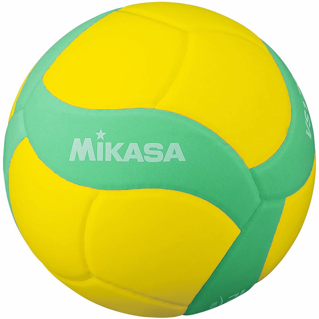 Odbojkarska žoga Mikasa VS220W, velikost 5, rumena/zelena
