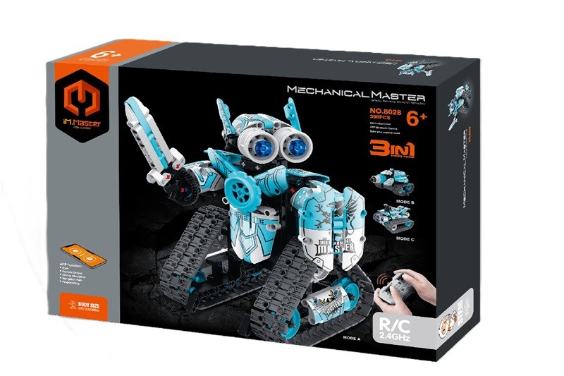 IM.MASTER RC robo-avto turkizni 3v1 398delov 8028