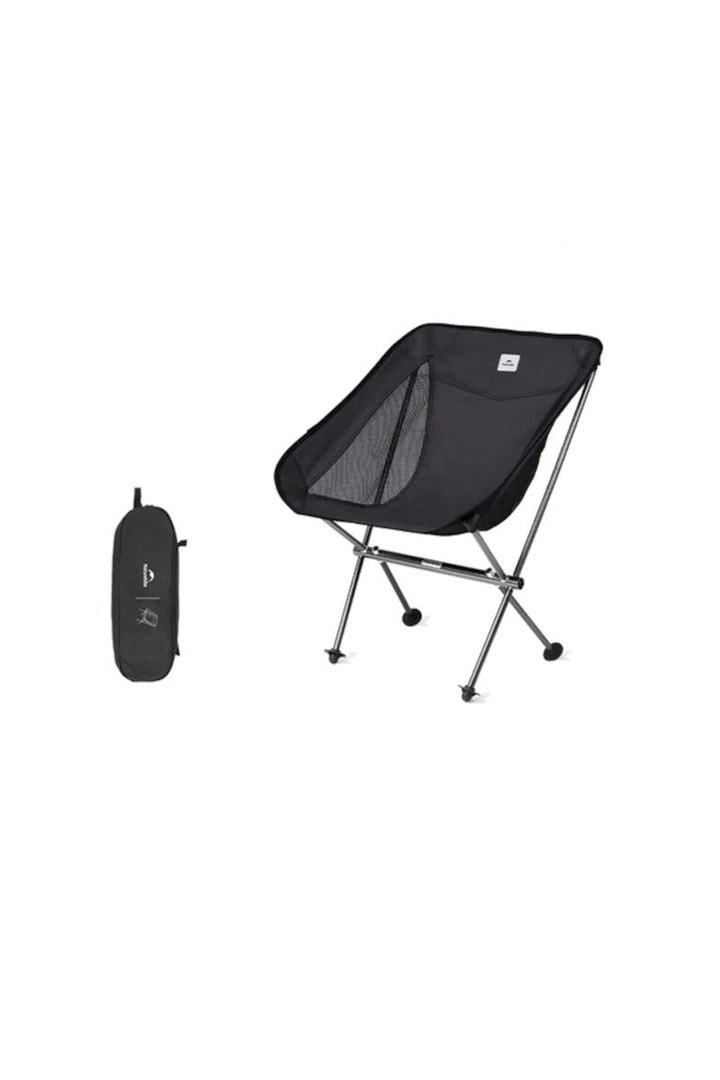 Stellaluna L04 M zložljiv kamping stol, črn