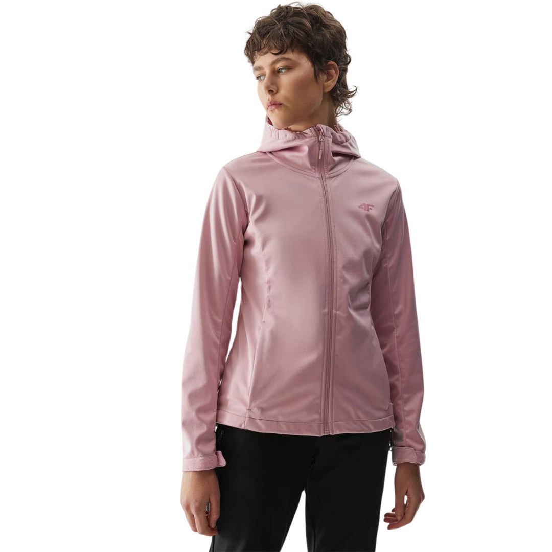 Ženska jakna Softshell 4F F215, svetlo roza L
