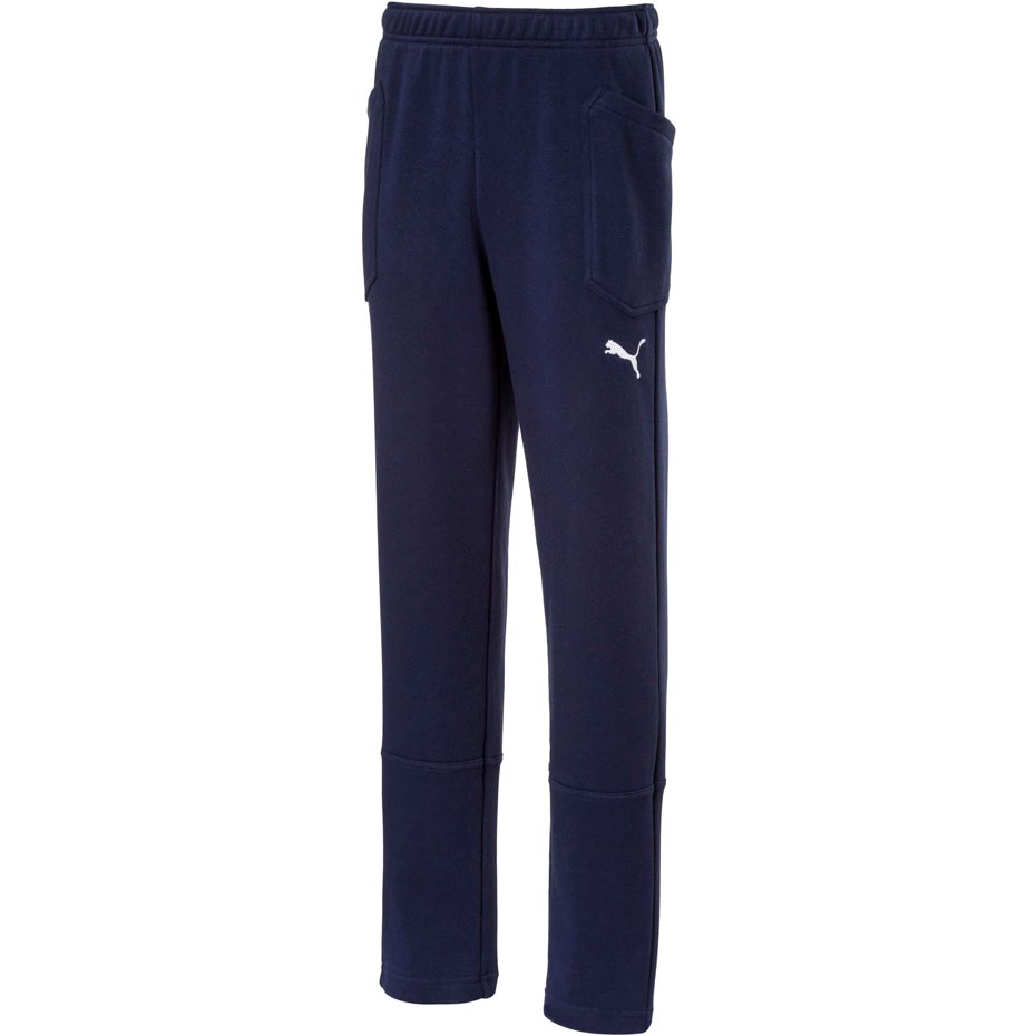 Hlače Puma Liga Casuals JUNIOR, mornarsko modre, 655635 06, 152 cm