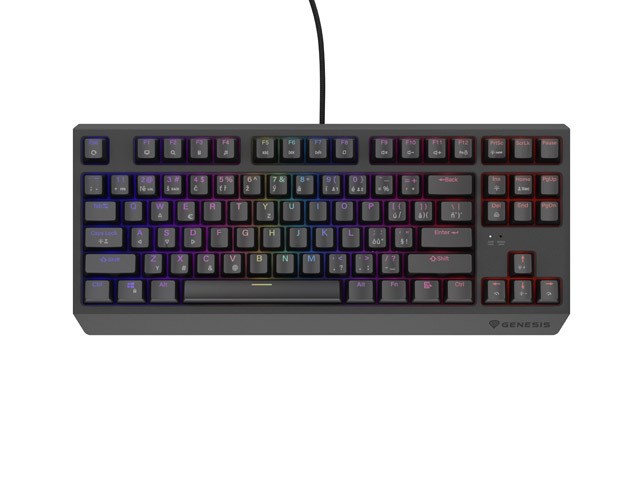 Genesis Thor 230 TKL Gaming tipkovnica, mehanska, Outemu Red, RGB LED, Hot-swap
