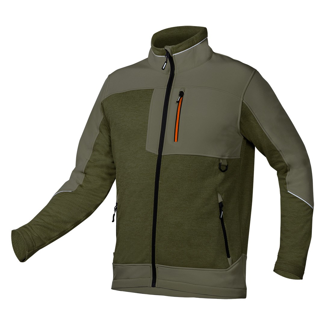 Softshell jopa OUTDOOR, zelena, vel. L