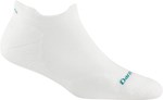 Ženske nogavice Darn Tough Run No Show Tab Ultra-Lightweight s blaženjem - bela