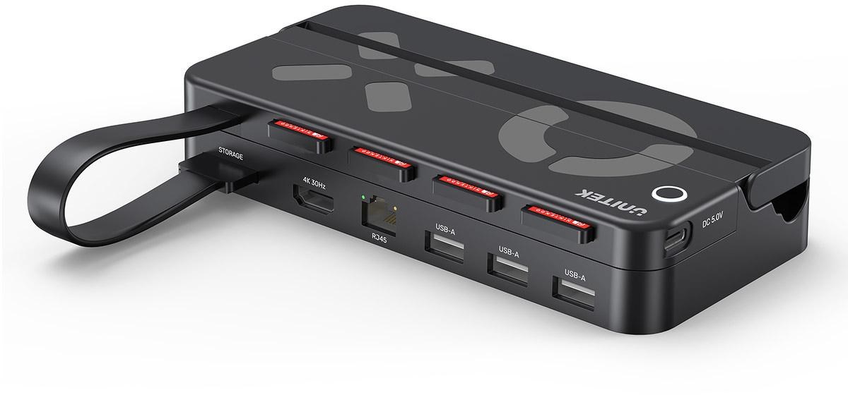 Unitek Docking Station za Nintendo Switch + daljinski upravljalnik