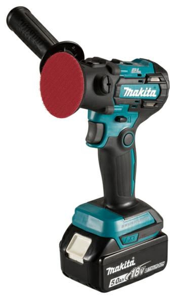 Akumulatorski polirnik Makita DPV300RTJ, 75mm, 18V z 2x5.0Ah baterijama