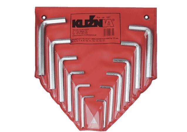 Komplet 12" inbus ključev