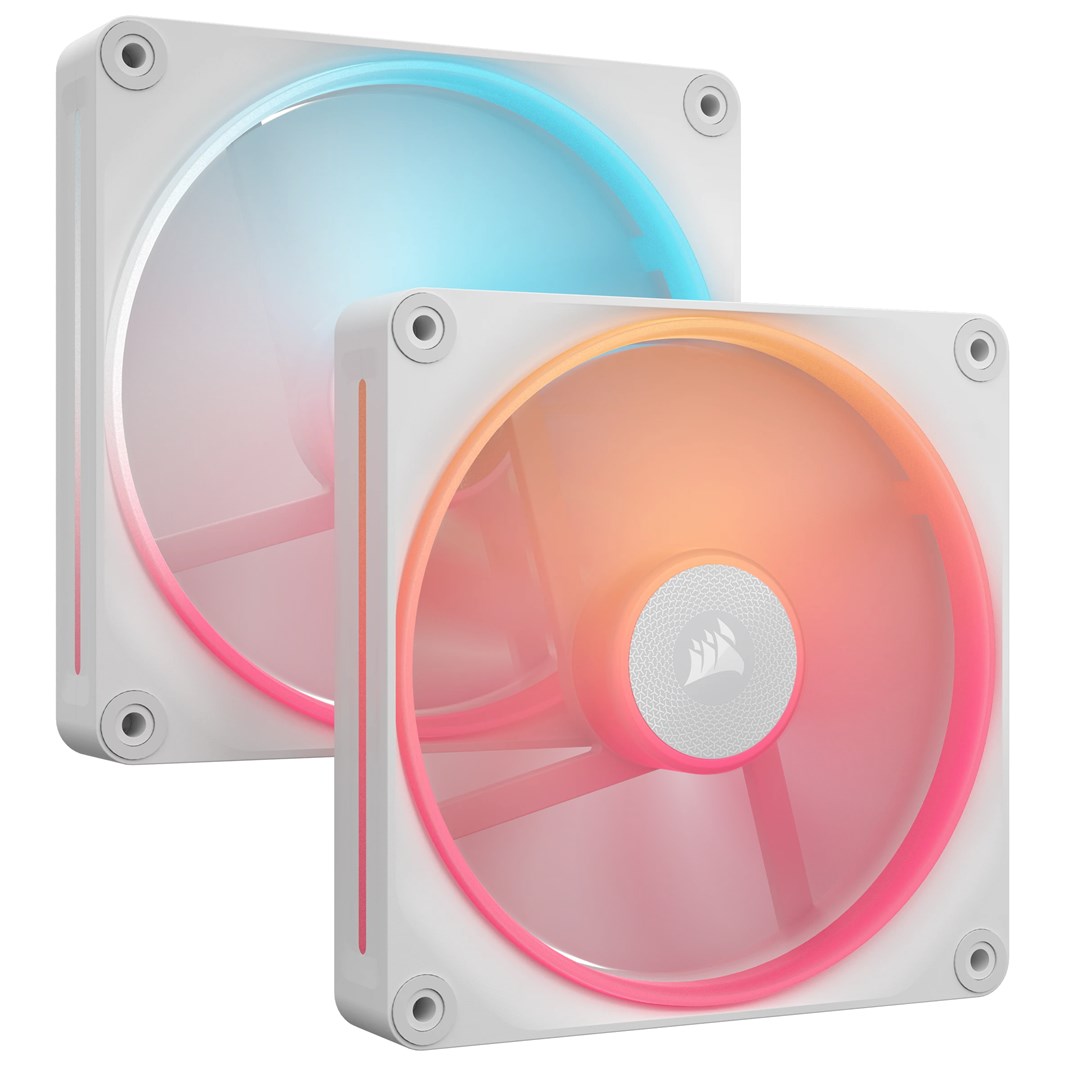 Corsair iCUE LINK LX140-R RGB 14 cm ventilatorji za ohišje (2 kos)