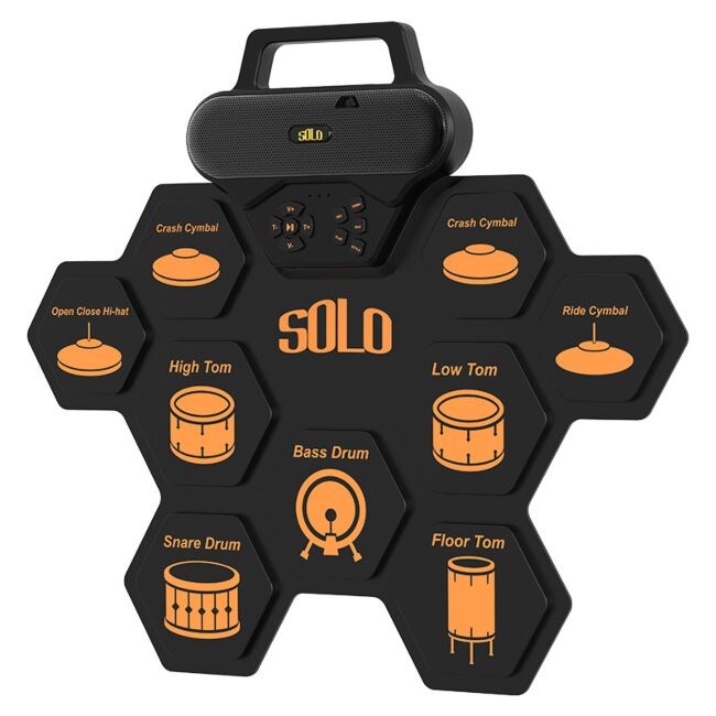 NN SOLO elektronski bobnarski set, USB-C, MP3