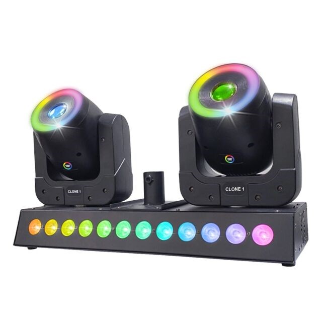 LIGHT4ME CLONE 1 LED svetlobni efekt, RGBW, 2 glavi