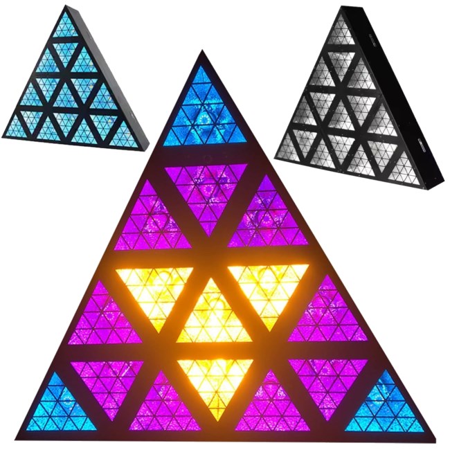 LIGHT4ME TRIANGIS svetlobni efekt, 64x2W RGBA LED