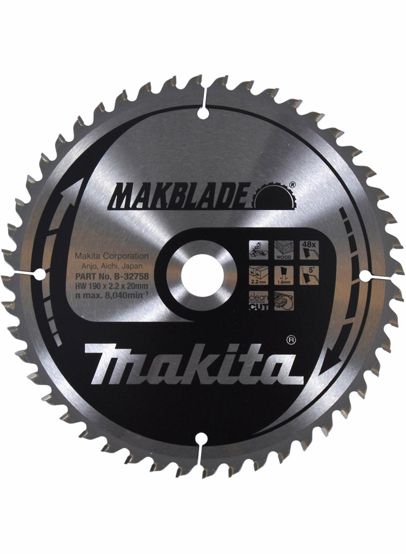Makita list krožne žage Makblade 190x30x48z za les