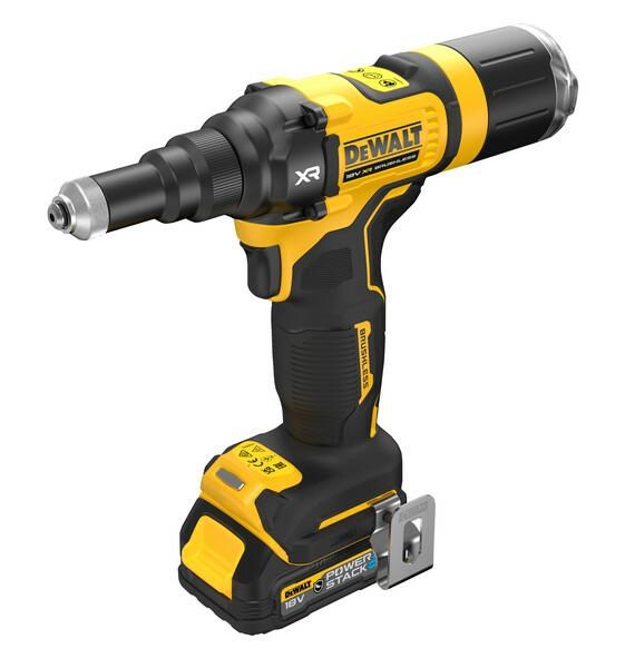 Akumulatorska kovičilna pištola DeWalt DCF403E1GT-QW 10kN 25mm 18V XR