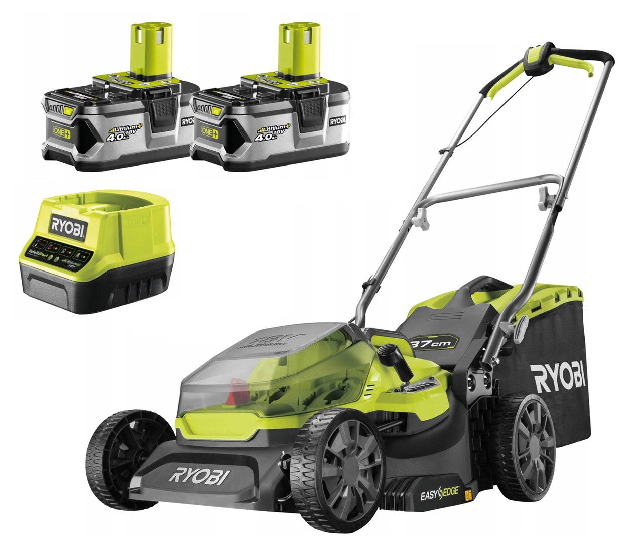 RYOBI Akumulatorski Kosilnik RY18LM37A-240 (2x4.0Ah Akku)