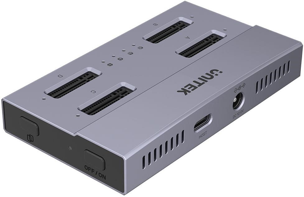 UNITEK D1001A Docking station USB4, 4-bay M.2 SSD