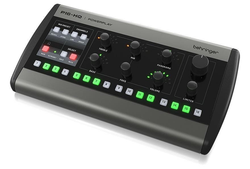 Behringer P16-HQ digitalni osebni mešalnik, 16 kanalov