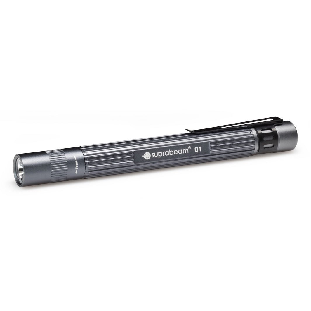 Baterijska LED svetilka Suprabeam Q1, siva, 14.2 cm