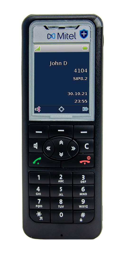 Mitel 622dt brezžični DECT/GAP telefon, barvni zaslon