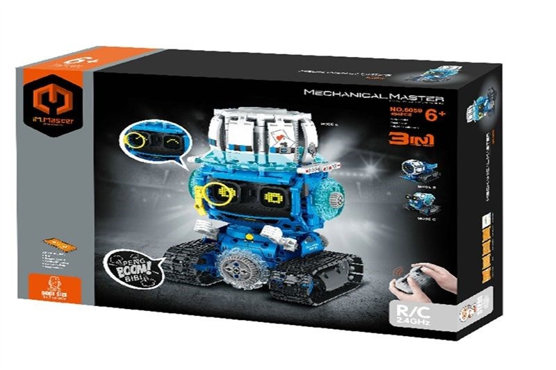 Gradbeni bloki programirljivi robot 3-v-1, 494 kosov