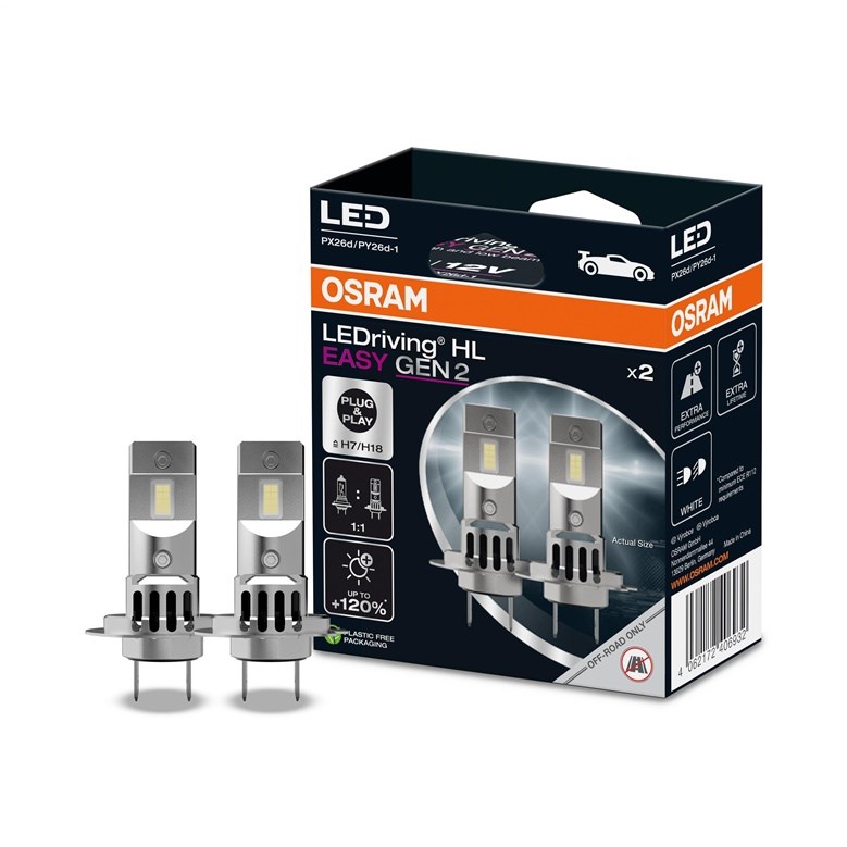 LED žarnici za avto OSR 2 kosa, H7, 12V, 16W