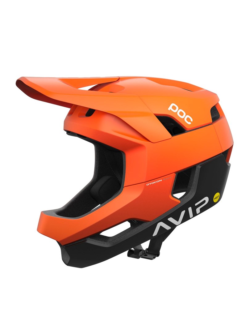 POC Otocon Race MIPS čelada za spust, MTB, polna čelada, črna