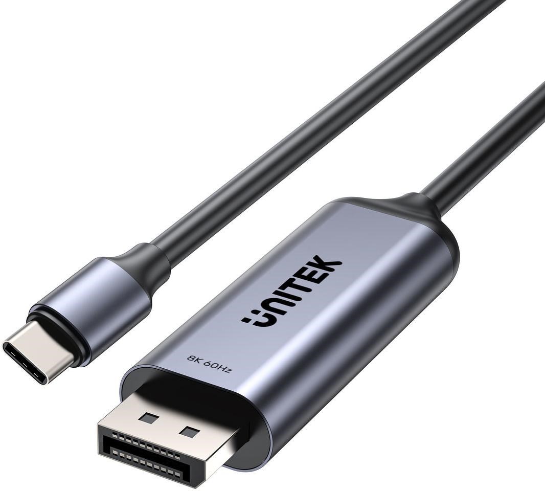 Unitek 8K USB-C na DisplayPort kabel 1.5M, dvosmjerni