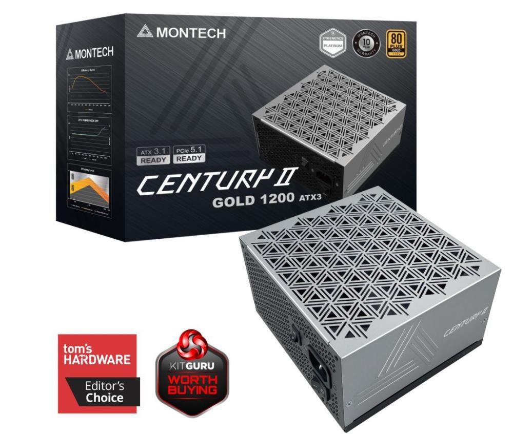 Napajalna enota MONTECH Power Supply Century II, 1200W, ATX 3.1