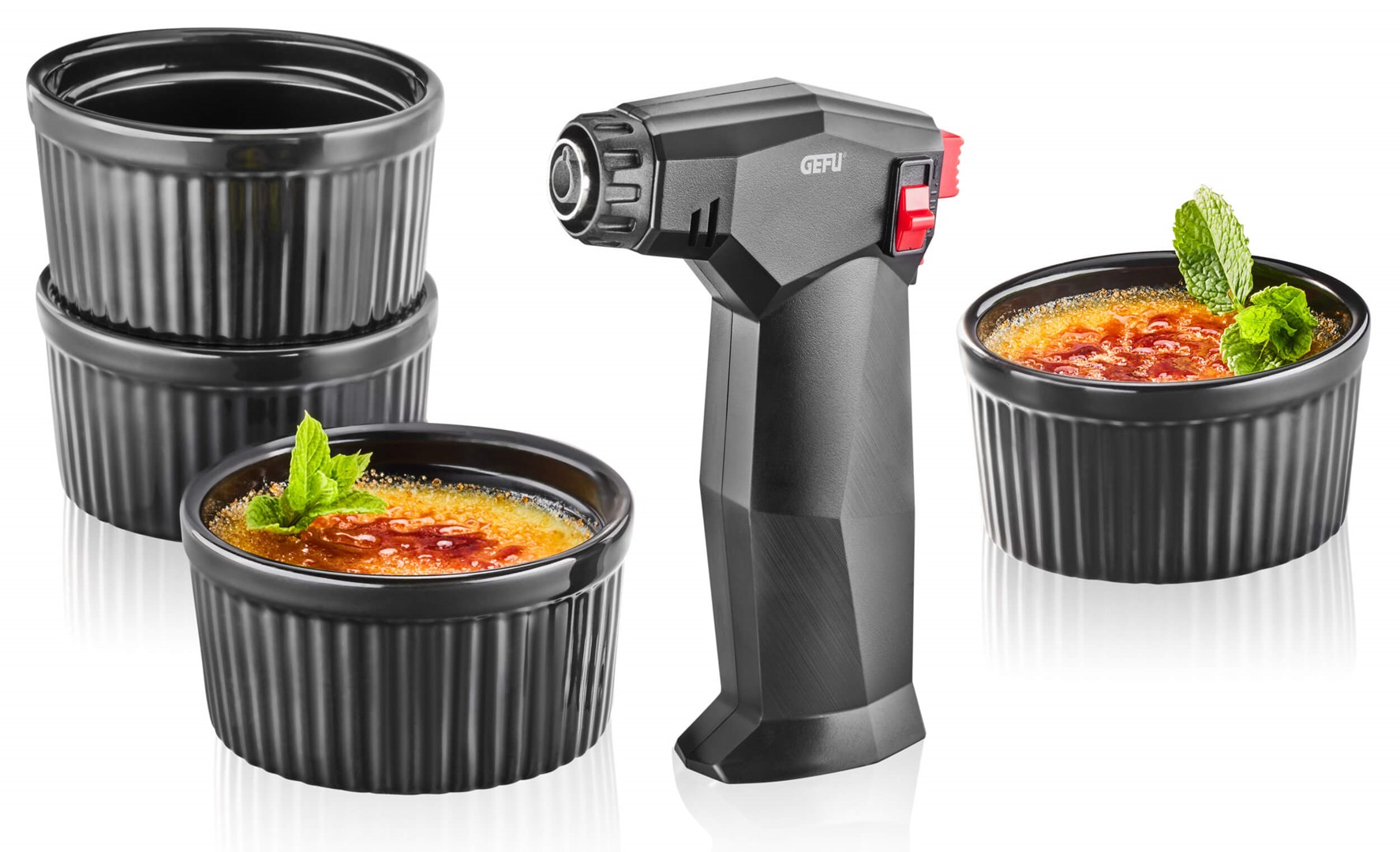 GEFU ZUCA set za creme brulée 5 kosov
